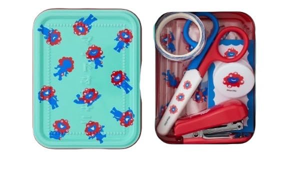 Amazon.co.jp: ミャクミャク文具缶BOOK マイドオオキニ缶入り
